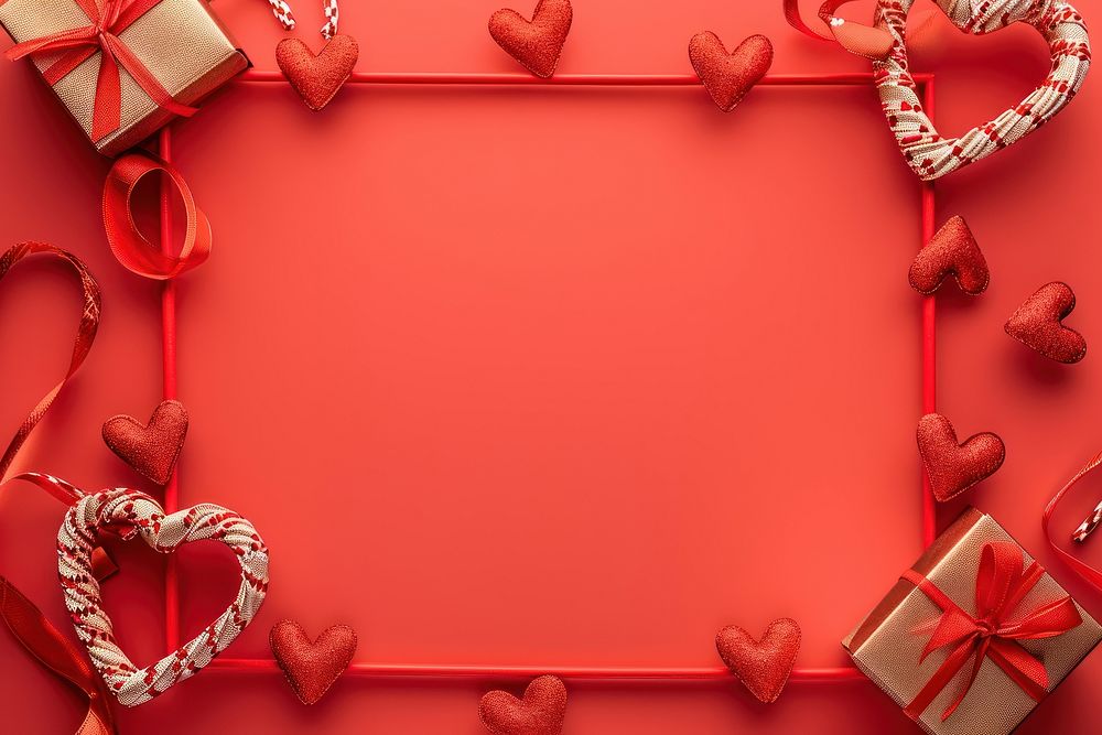 Heart gift box backgrounds celebration decoration. AI generated Image by rawpixel.