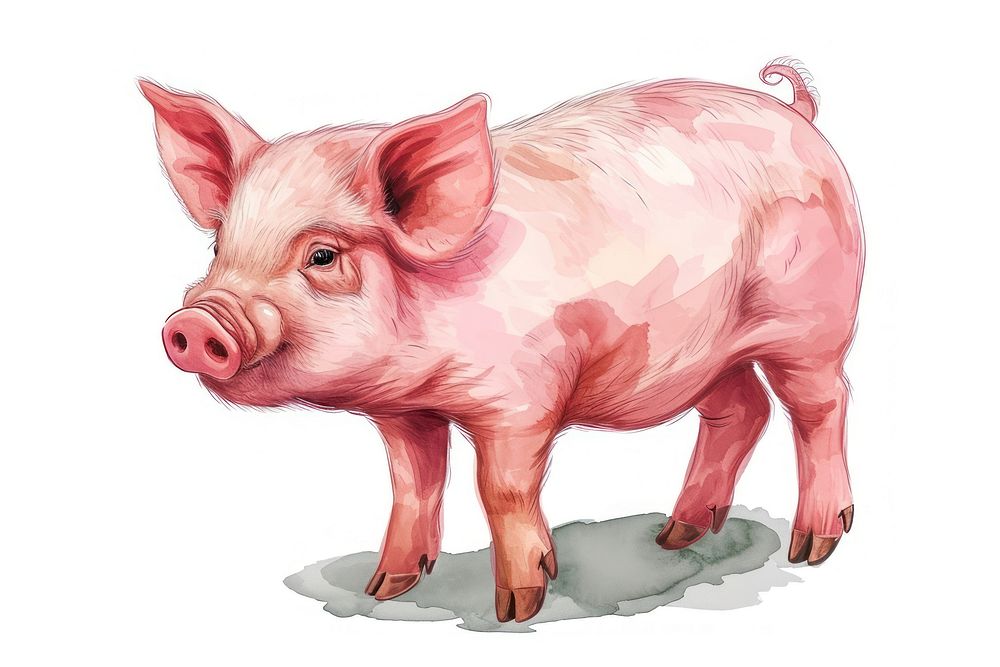 Fresh pork mammal animal boar.