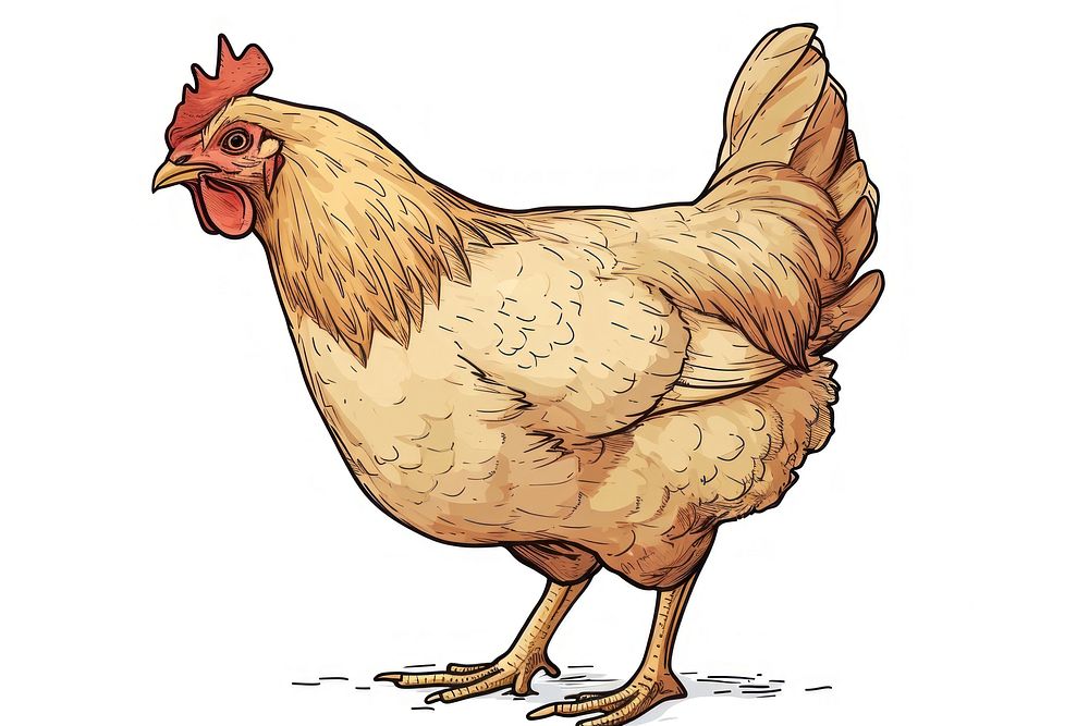 Poultry chicken animal bird.