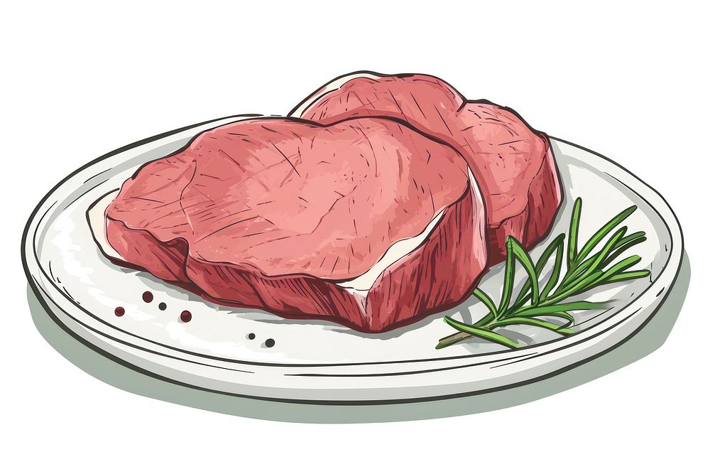 Raw meat dish steak beef | Free Photo Illustration - rawpixel