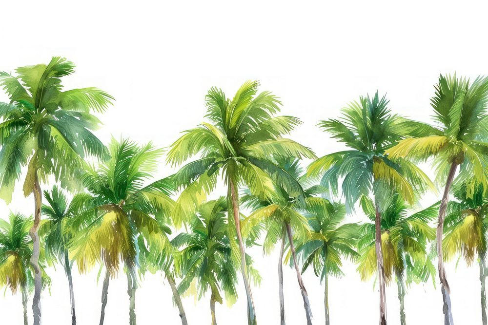 Many coconut tree backgrounds outdoors nature.