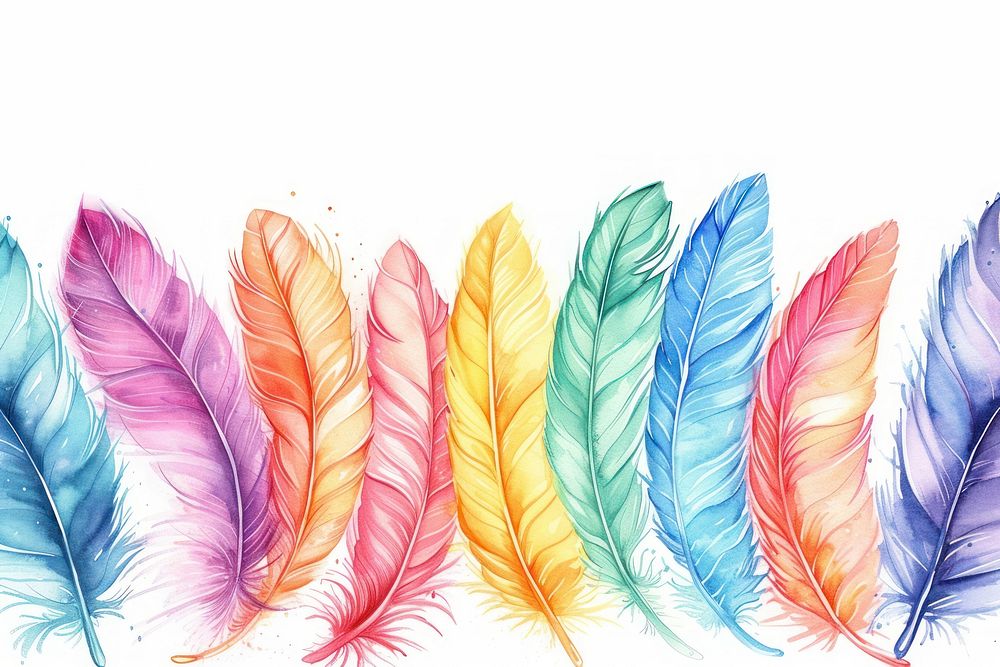 Many Feather backgrounds pattern feather.