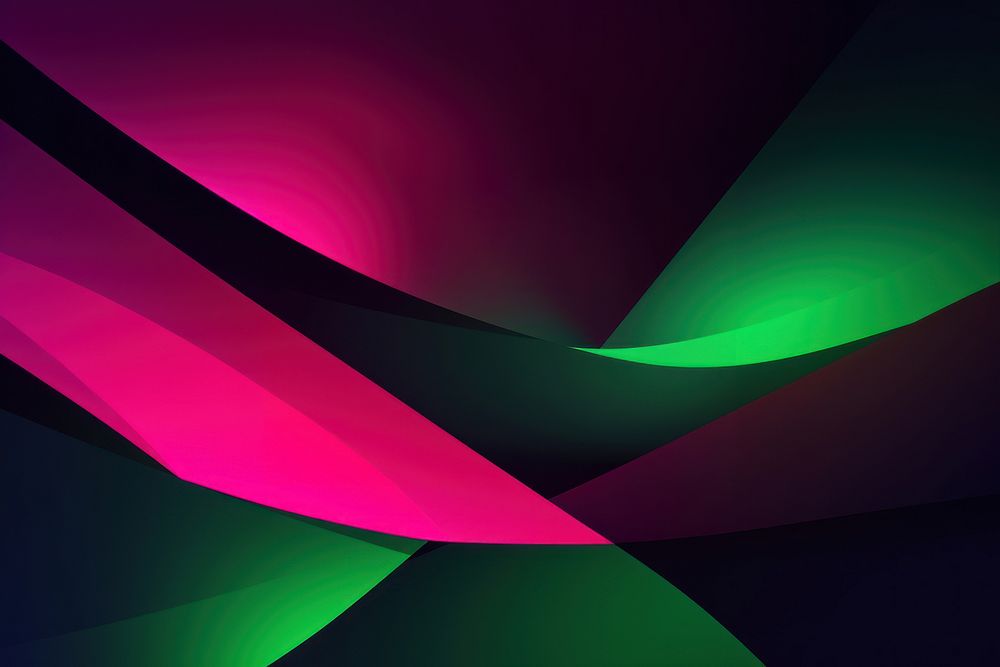 Blurr dark red pink neon green black backgrounds abstract pattern.