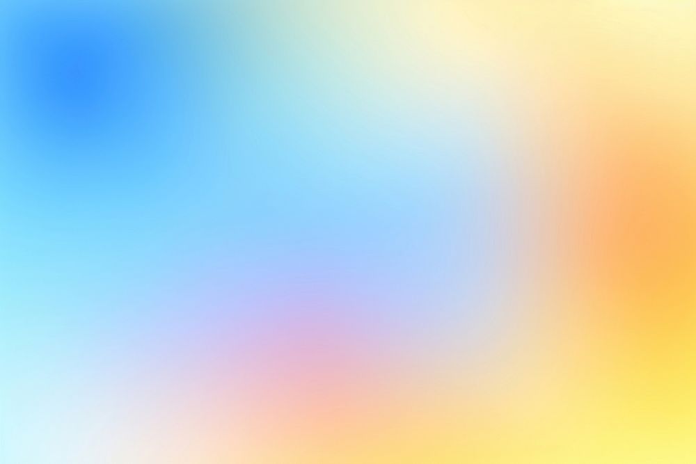 Blurr soft yellow blue peach backgrounds abstract copy space.