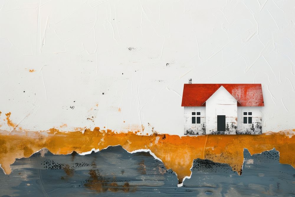 House architecture building painting.