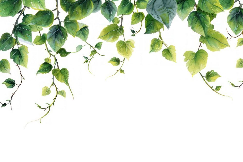 Vine on wall backgrounds plant green.