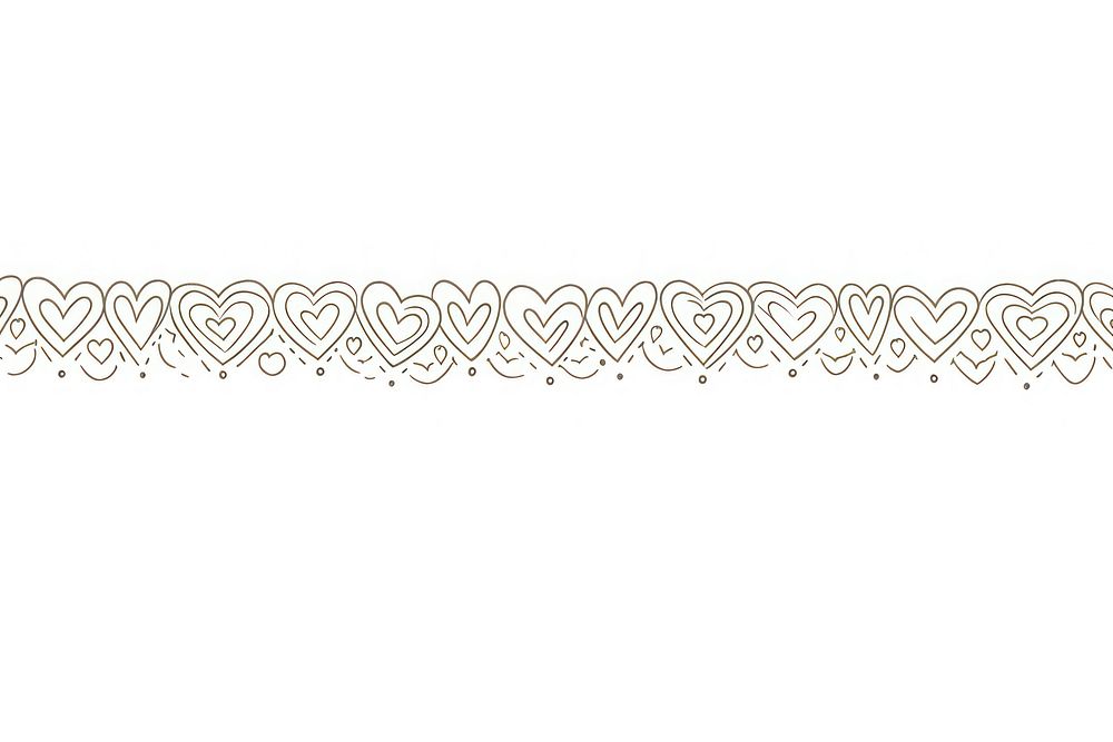 Heart backgrounds lace white background. AI generated Image by rawpixel.