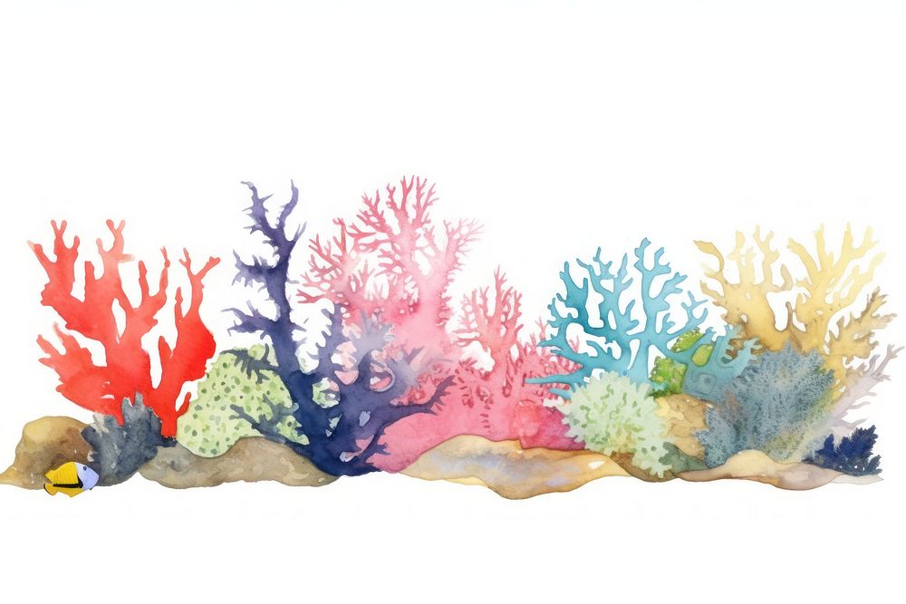 Coral reef aquarium outdoors nature.