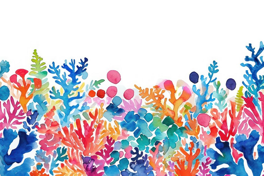 Coral reef backgrounds outdoors pattern.