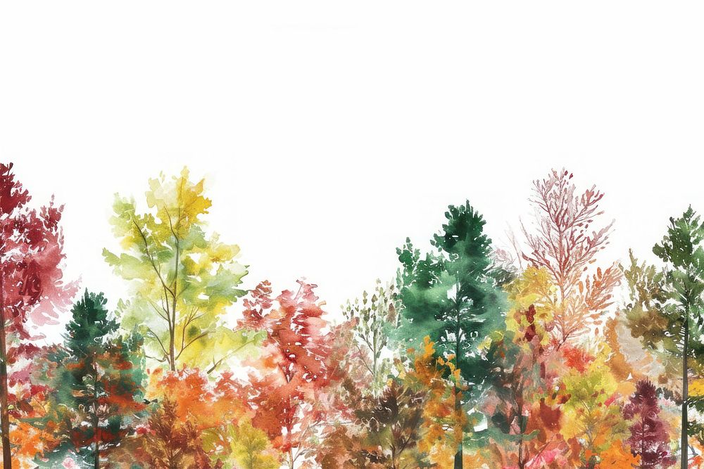 Autumn forest backgrounds outdoors nature.