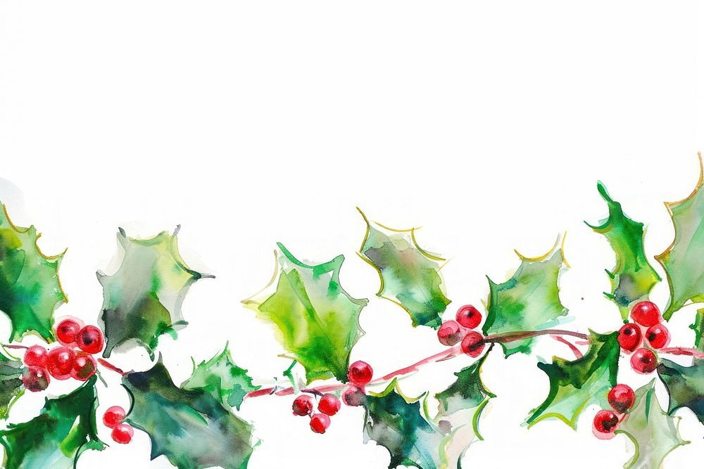 Holly backgrounds pattern plant.