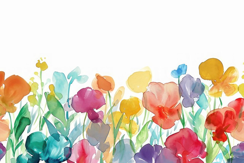 Petal flowers backgrounds painting outdoors.