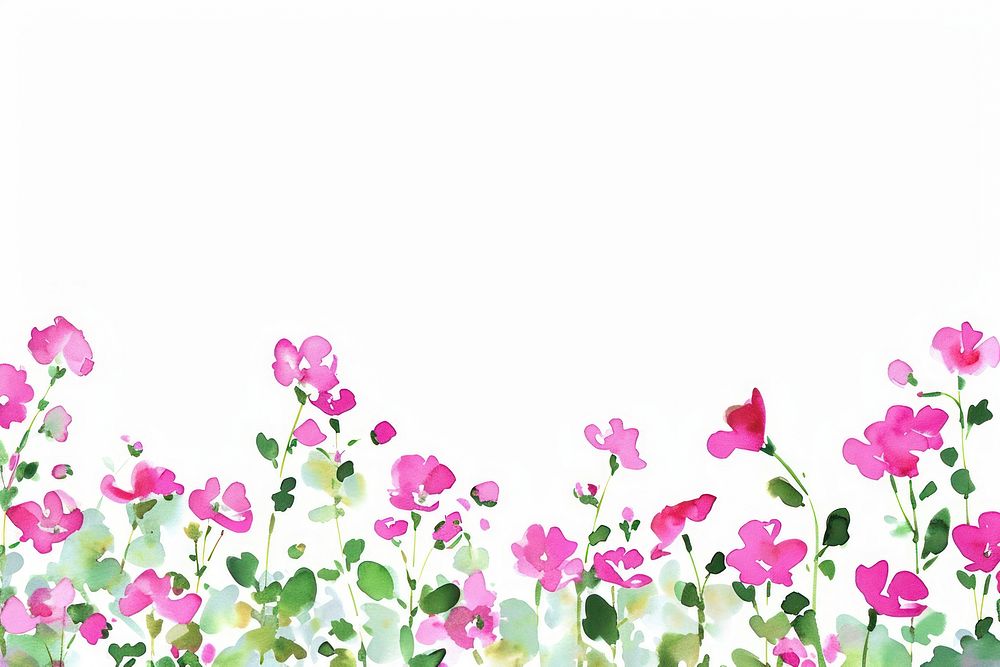 Pink tiny flowers backgrounds outdoors pattern.