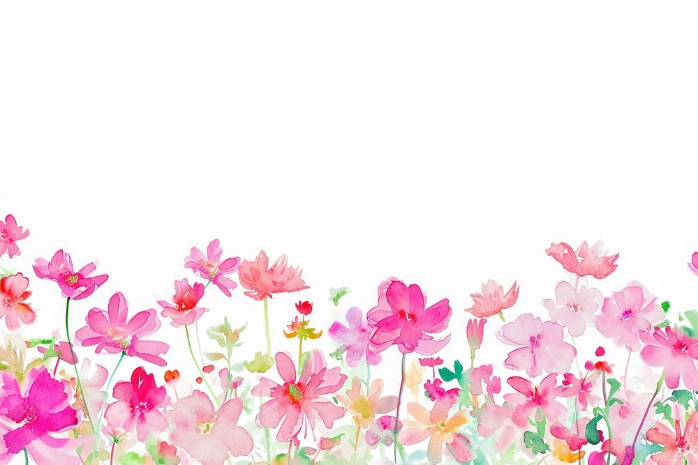 Pink flower backgrounds outdoors pattern.