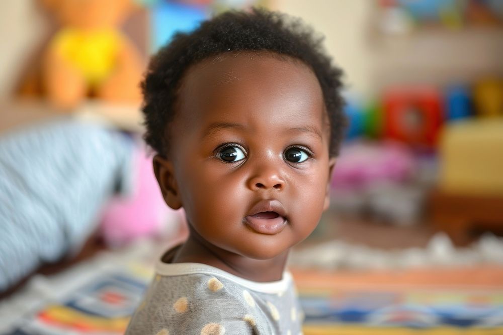 African toddler portrait photo baby.