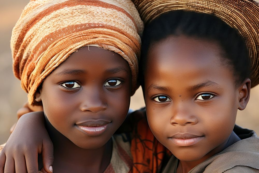 African kids portrait child photo.
