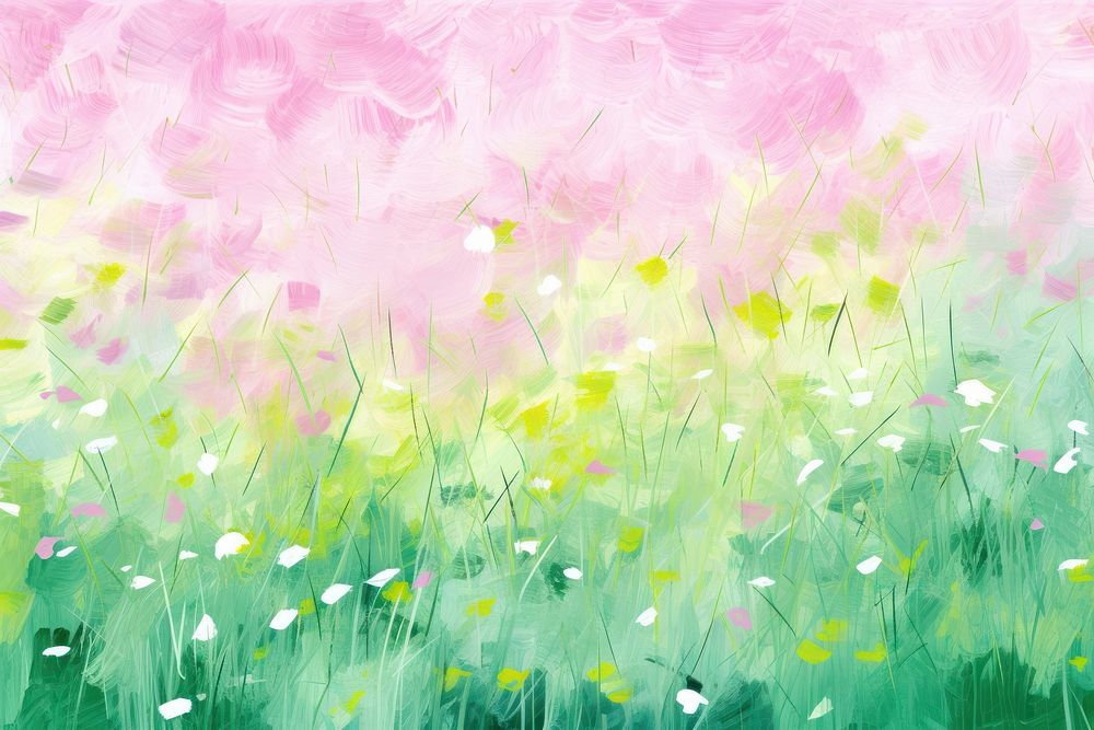 Spring background painting backgrounds outdoors. AI generated Image by rawpixel.