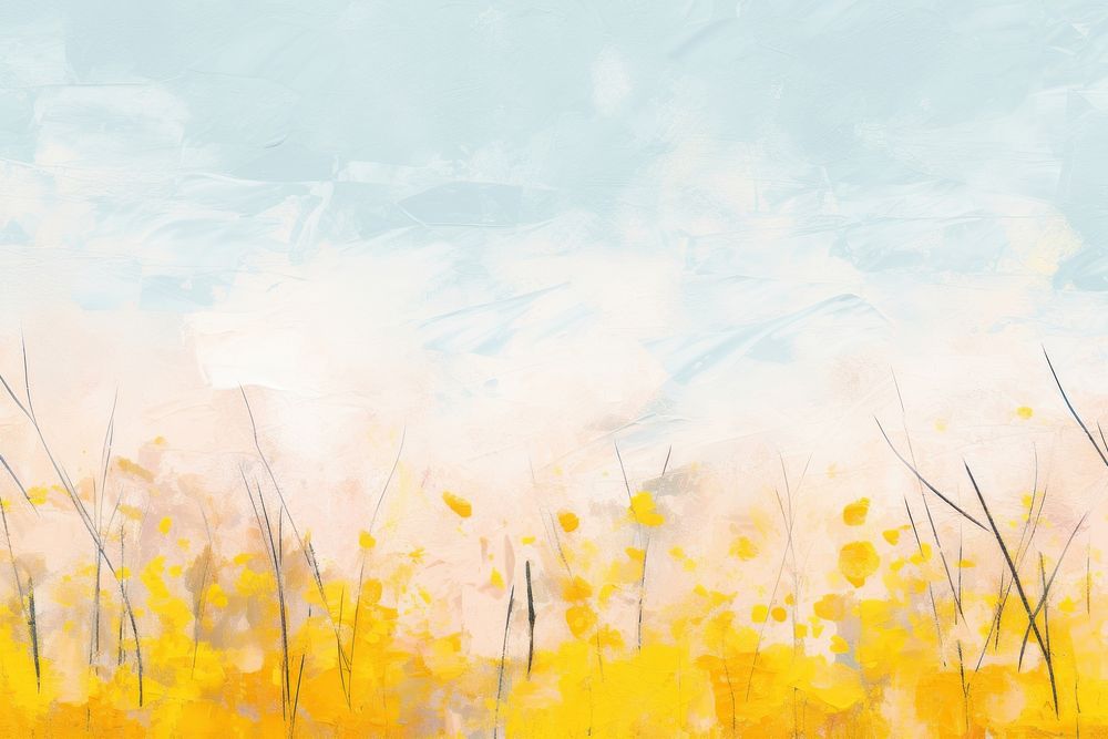 Spring background painting backgrounds tranquility. AI generated Image by rawpixel.