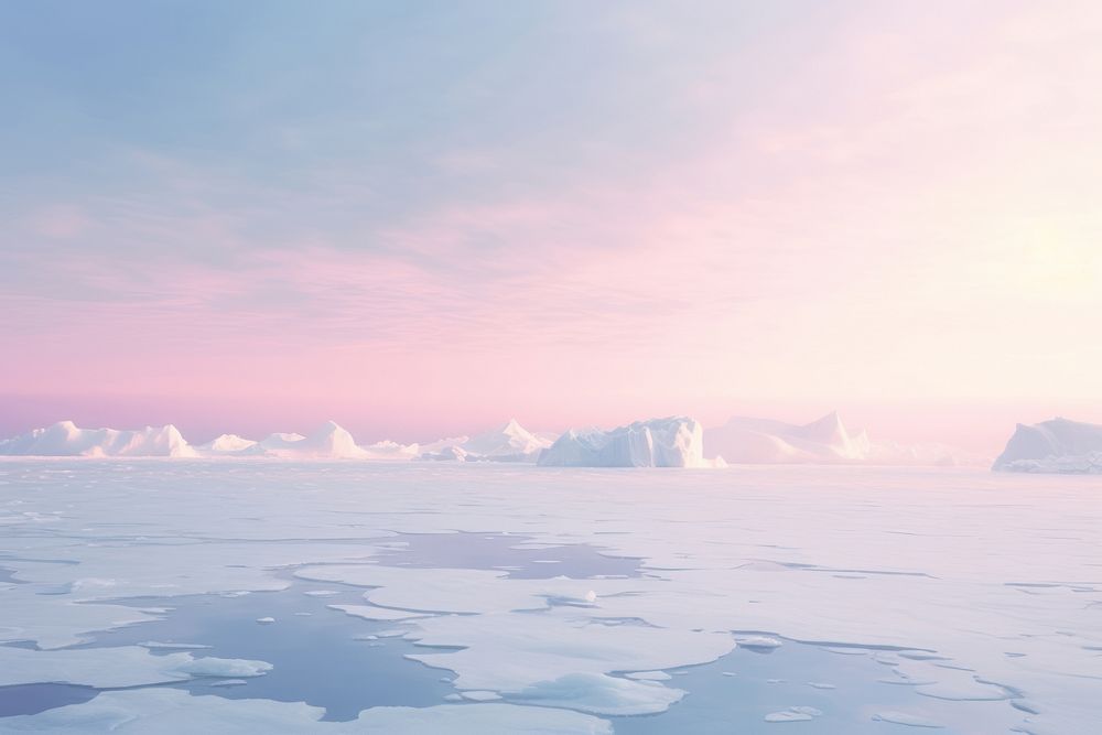 Aesthetic north pole scenery photo backgrounds landscape mountain.