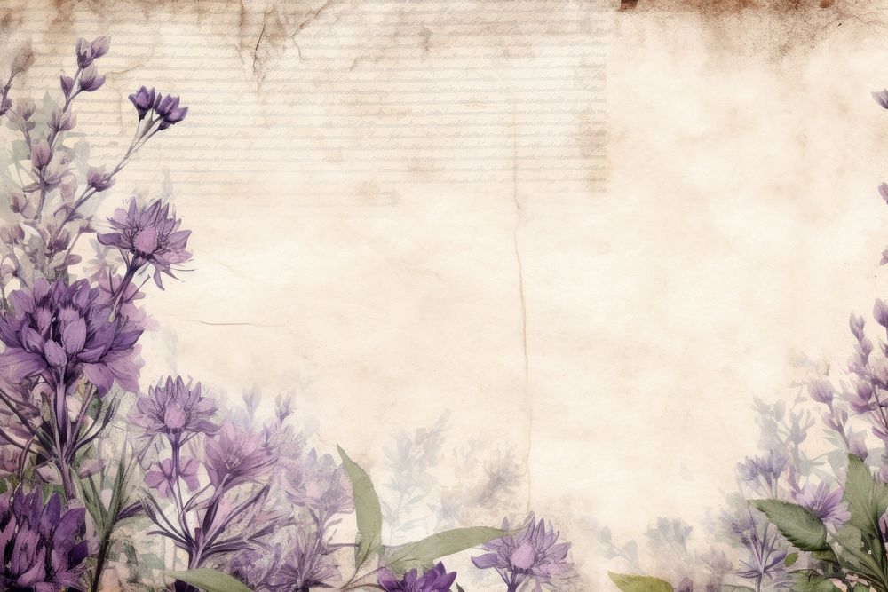 Purple lavender border backgrounds outdoors blossom.