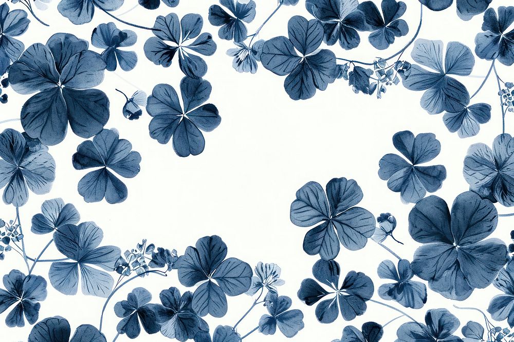 Antique of clover backgrounds pattern nature.