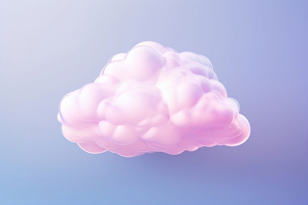 Fluffy cloud nature sky cloudscape.