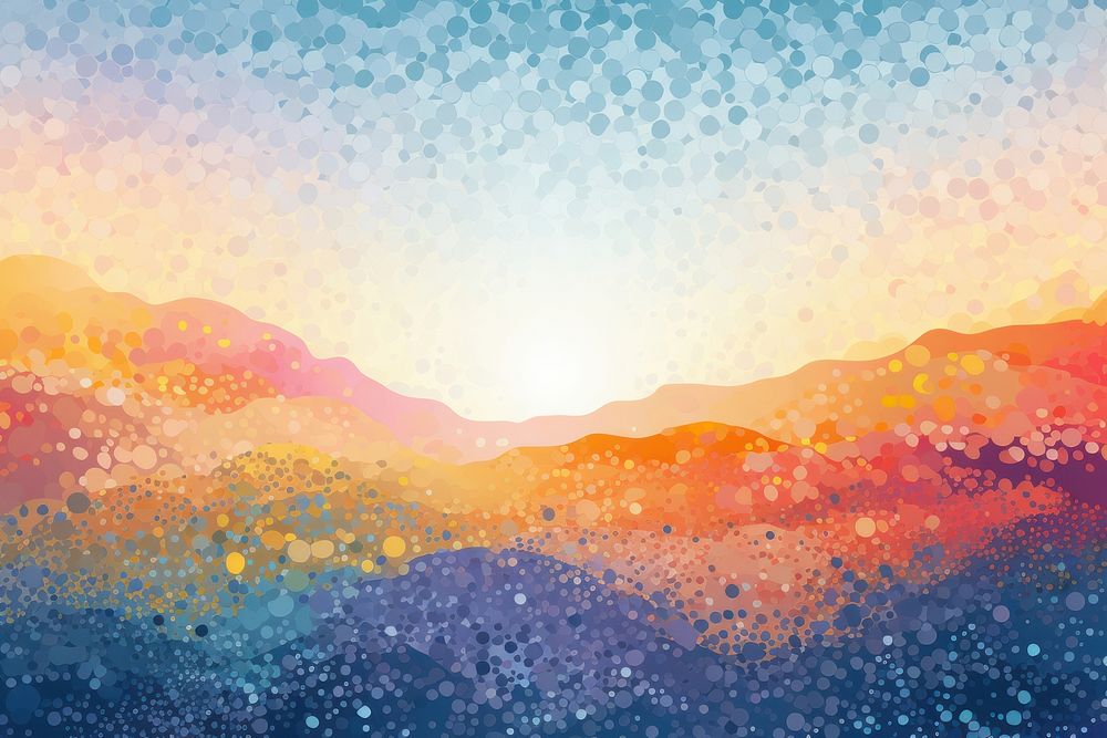 Mountain scenery illustration backgrounds outdoors painting.