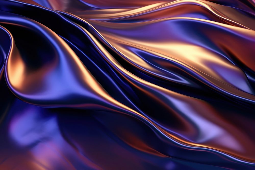 Rendering of dark metallic liquid silk backgrounds abstract.