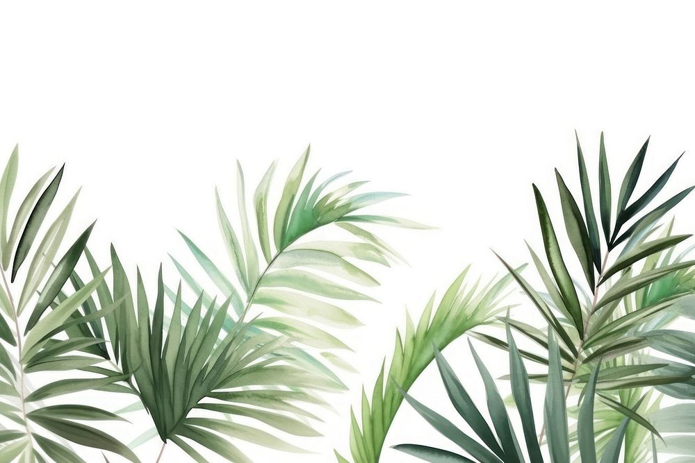 Palm leaves nature backgrounds plant.