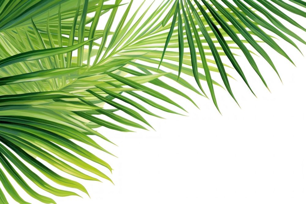 Palm leaves nature backgrounds outdoors.