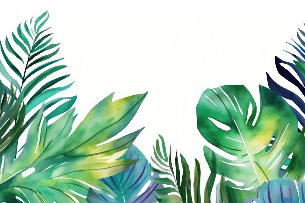 Tropical leaves nature backgrounds pattern.