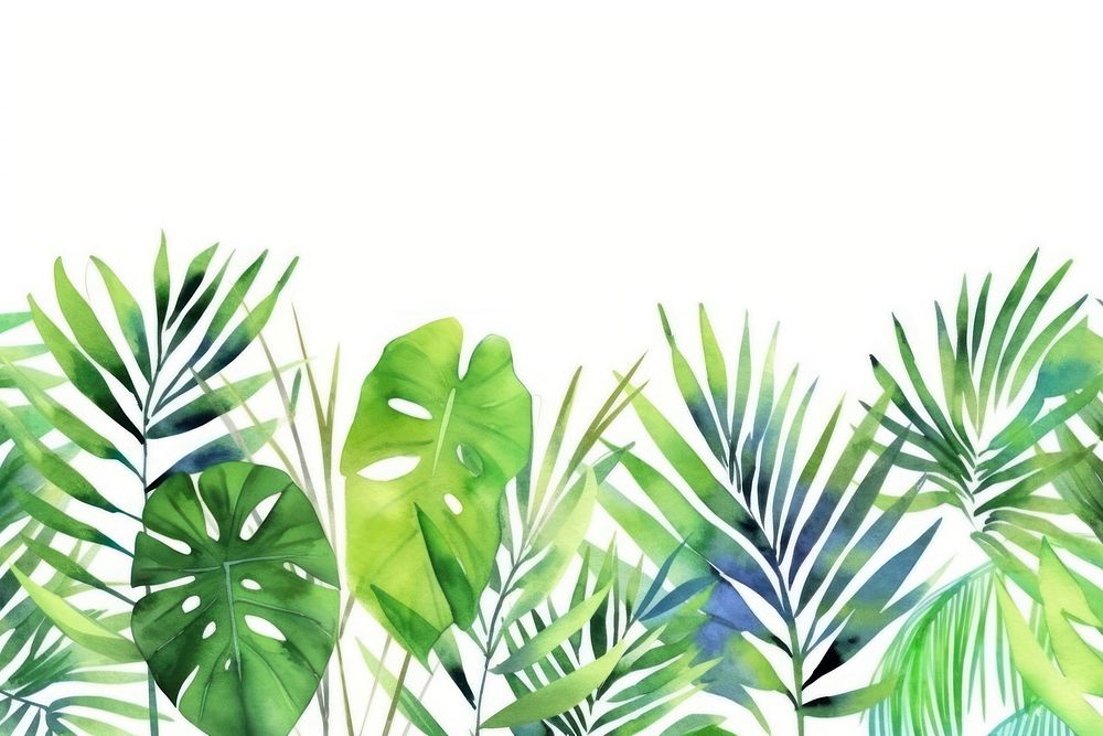 Tropical leaves nature backgrounds outdoors.