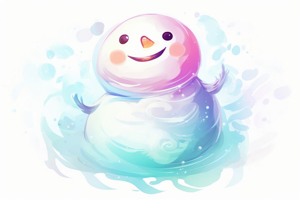 Snowman snowman drawing winter.