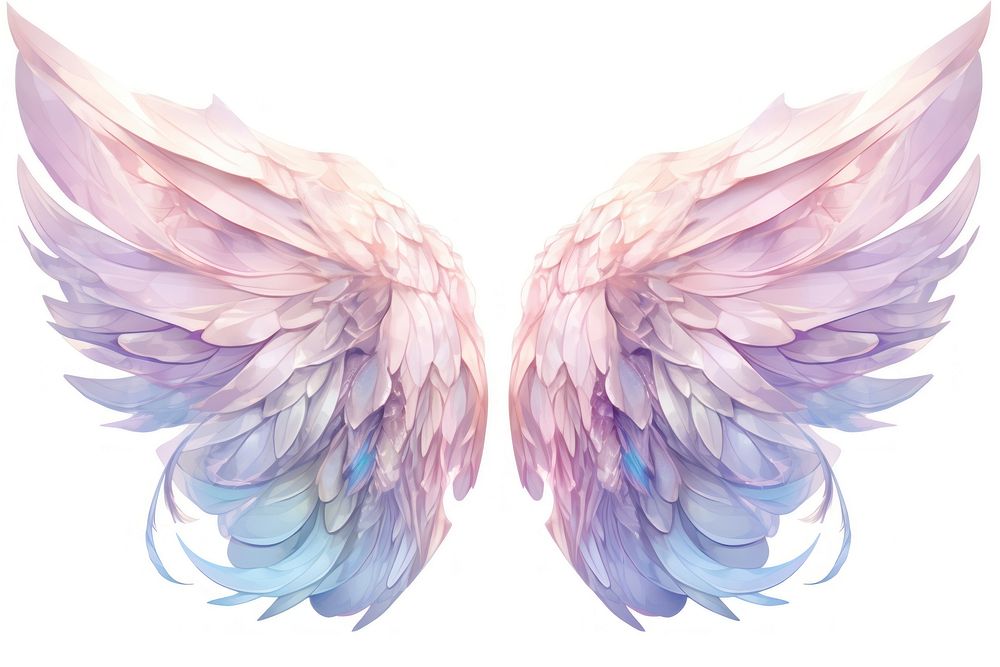 Wings angel white background lightweight.