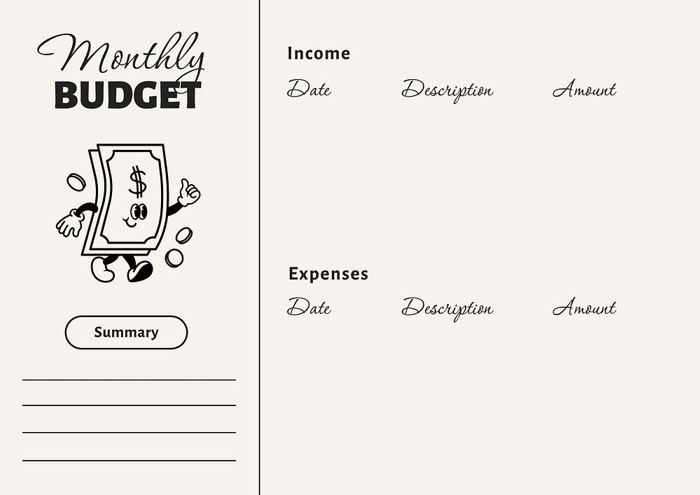 monthly-budget-planner-template-design-free-photo-rawpixel