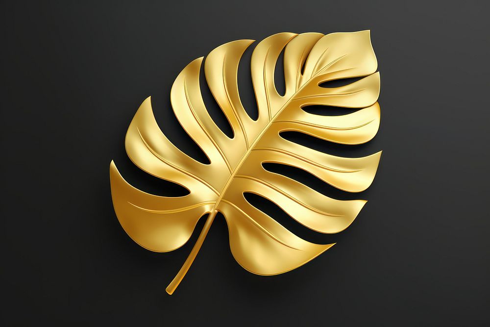 Leaf plant gold accessories.