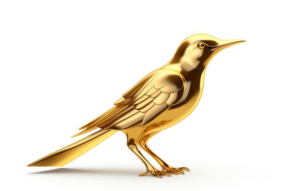 Bird animal beak gold.