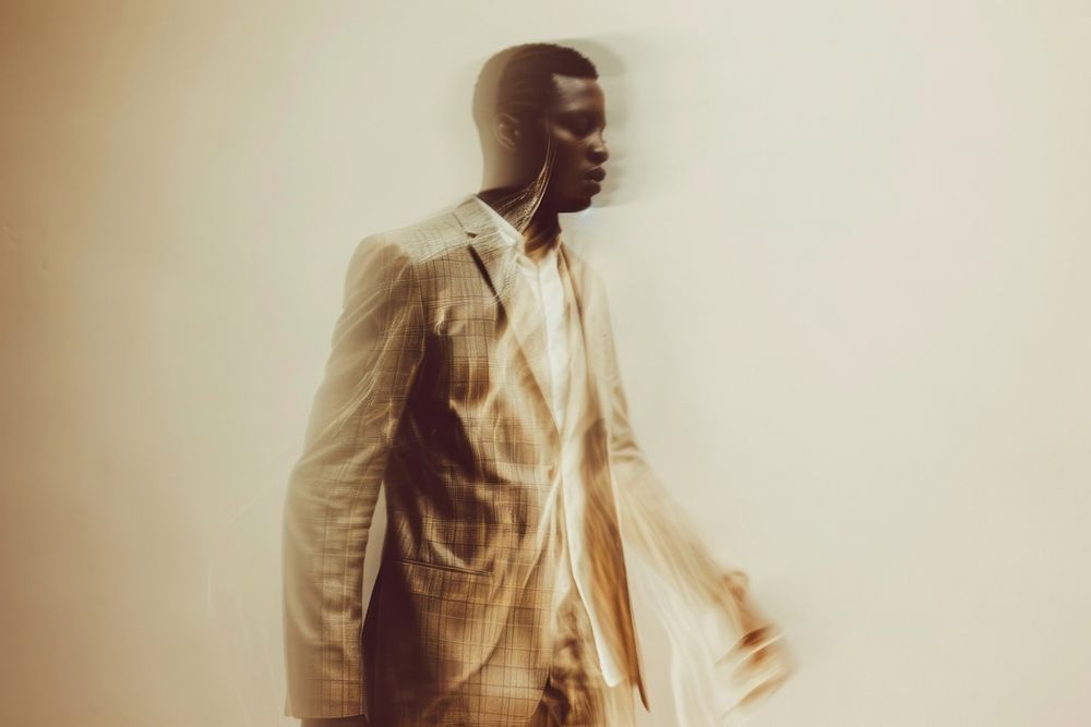 A fashionable mixed race american-african man photography adult standing.