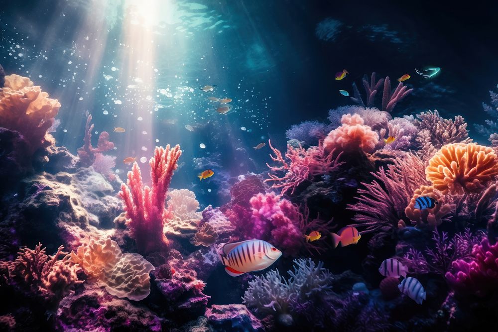 Under water underwater aquarium outdoors.