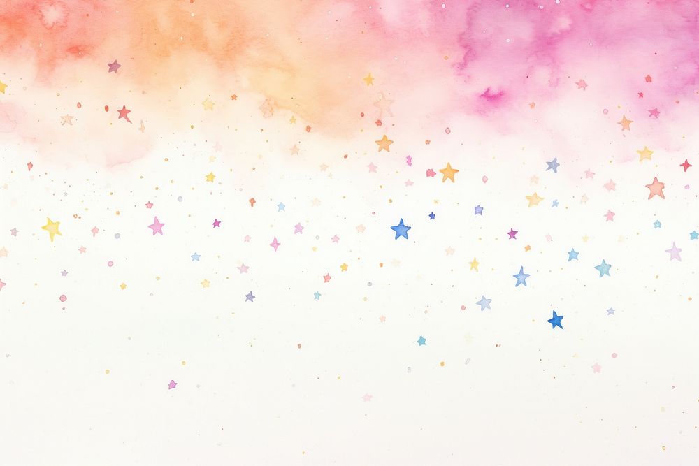 Painting of stars confetti nature backgrounds.
