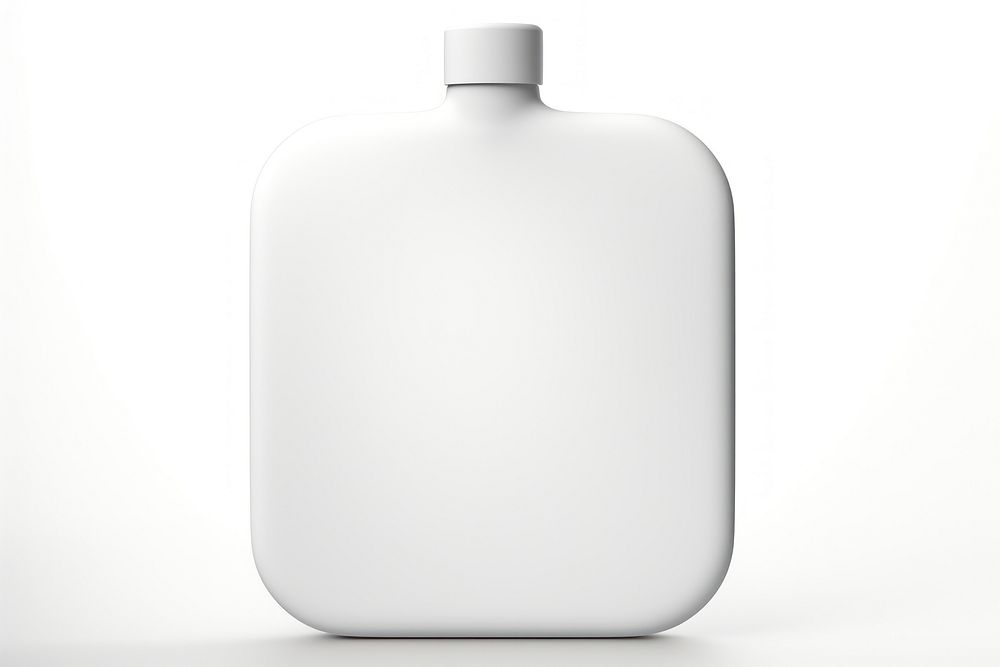 Liquid Body Flask refill in White simplicity porcelain bottle. AI generated Image by rawpixel.