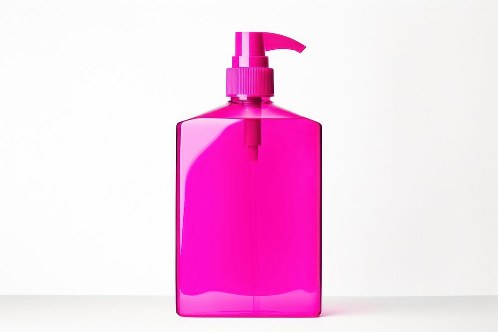 SHAMPOO BOTTLE bottle perfume pink. AI generated Image by rawpixel.