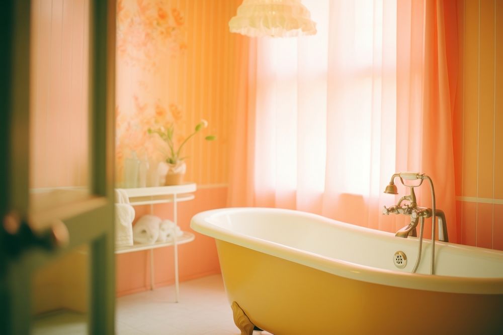 Bathroom bathtub architecture wallpaper. | Free Photo - rawpixel