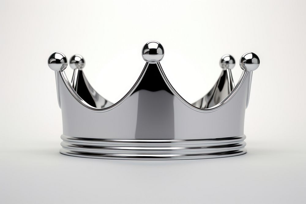 Minimal Crown Chrome material crown jewelry accessories.
