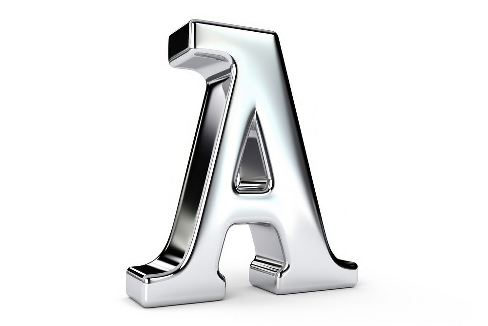 Serif alphabet A shape text white background appliance.