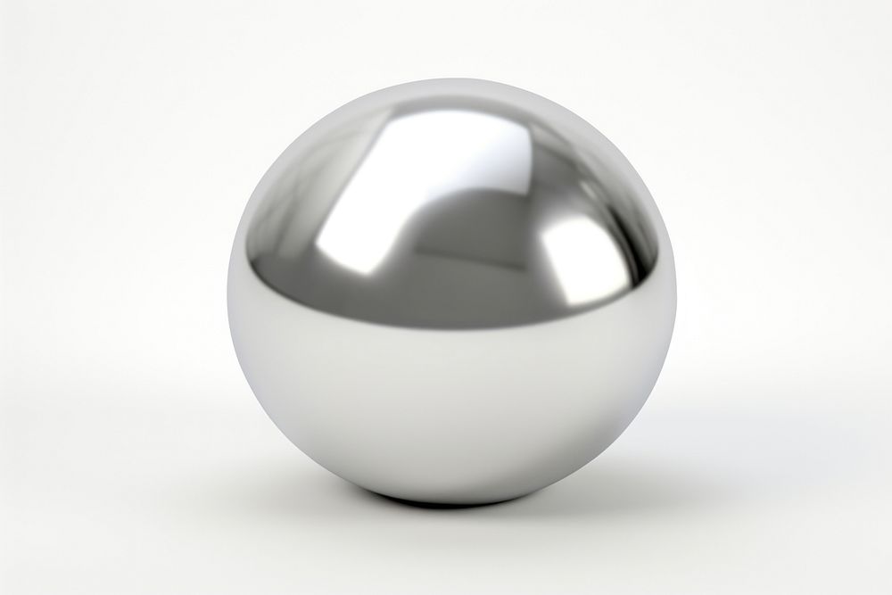 Sphere shape white background electronics accessories.