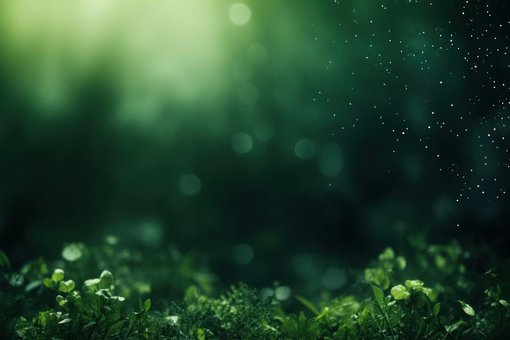 Green bokeh background backgrounds outdoors nature. AI generated Image by rawpixel.
