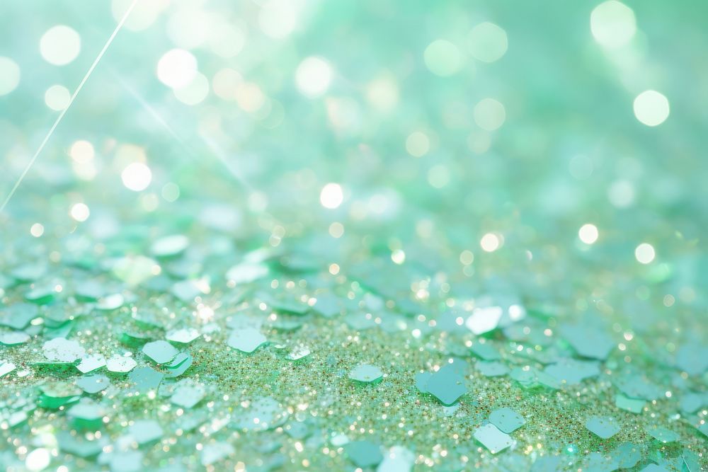Green glitter background backgrounds illuminated decoration. AI generated Image by rawpixel.