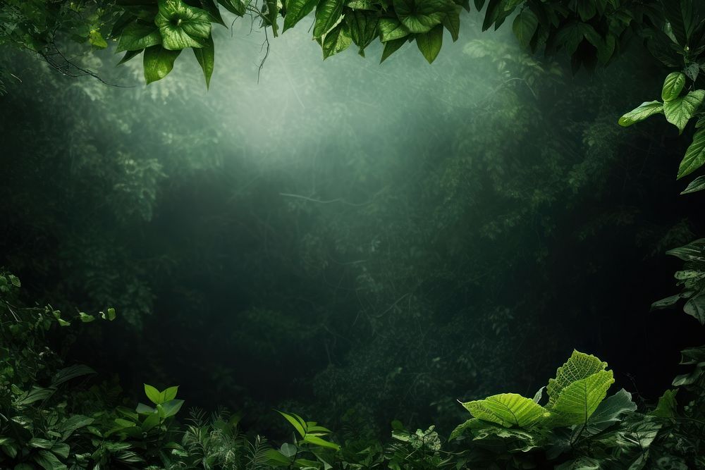 Green nature background backgrounds vegetation outdoors. AI generated Image by rawpixel.