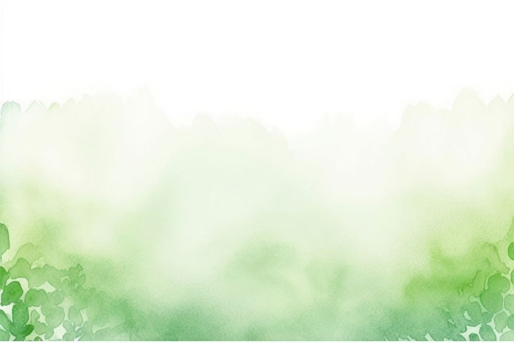 Green watercolor border outdoors nature backgrounds.